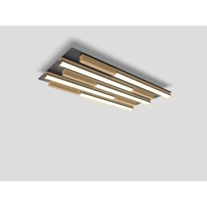 Wofi 9031-506S  - LED Aptumšojama griestu lampa PALERMO LED/34W/230V gumijkoks