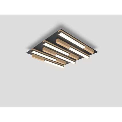 Wofi 9031-606 - LED Aptumšojama griestu lampa PALERMO LED/26W/230V gumijkoks