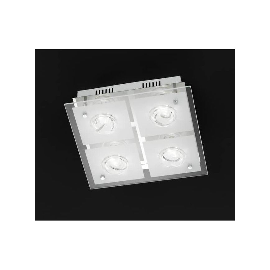 Wofi 9105.04.01.6300 - LED Griestu gaismeklis TYRA 4xLED/4W/230V