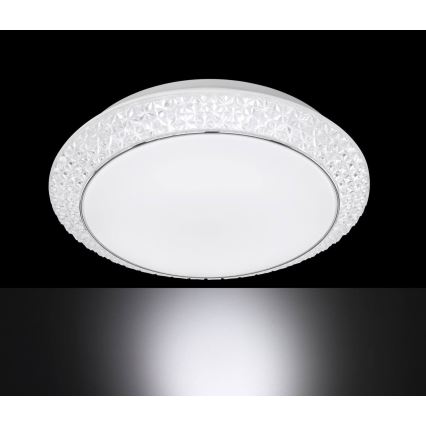 Wofi 9246.01.06.6410 - LED Aptumšojams griestu gaismeklis VELDEN LED/18W/230V