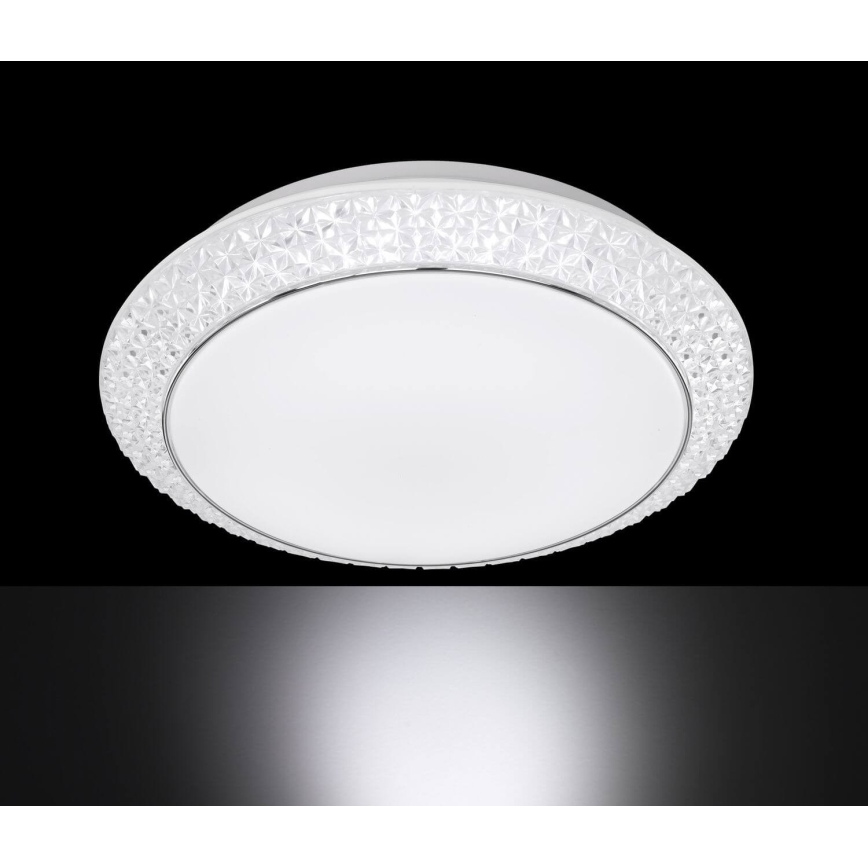 Wofi 9246.01.06.6410 - LED Aptumšojams griestu gaismeklis VELDEN LED/18W/230V