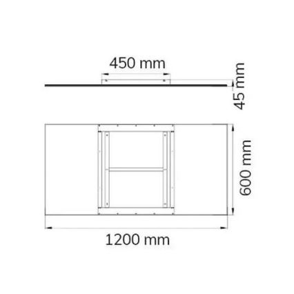 Wofi 9693.01.70.6200 - LED Aptumšojama griestu lampa LIV LED/44W/230V 2800-5500K + tālvadības pults