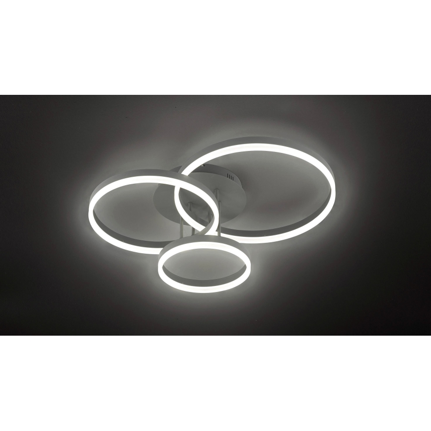 Wofi 9822.03.88.9000 - LED Aptumšojama virsapmetuma lustra VAASA LED/58W/230V