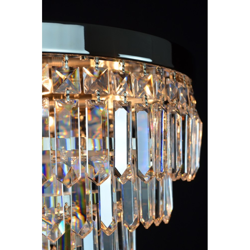 Wranovsky JWZ024060301 - Pieliekama kristāla lustra PORTO 5xE14/40W/230V + 1xE27/40W