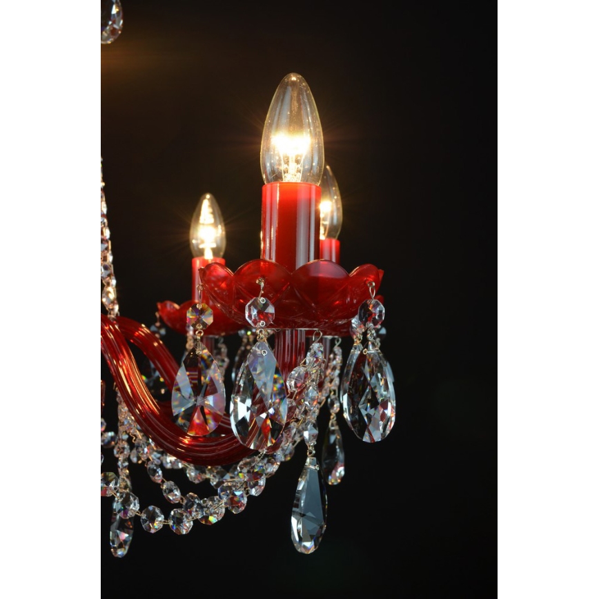 Wranovsky JWZ101083101 - Kristāla lustra ar ķēdi BRILLIANT 8xE14/40W/230V