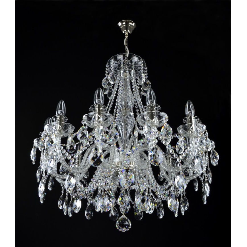 Wranovsky JWZ124122101 - Kristāla lustra ar ķēdi IMPERIAL 12xE14/40W/230V