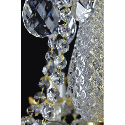 Wranovsky JWZ148062100 - Kristāla lustra ar ķēdi DIAMANT 6xE14/40W/230V