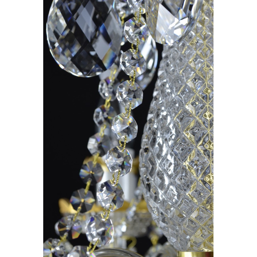 Wranovsky JWZ148062100 - Kristāla lustra ar ķēdi DIAMANT 6xE14/40W/230V