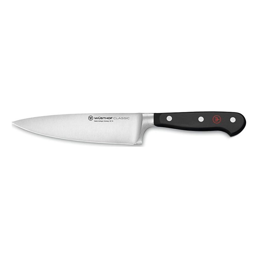 Wüsthof - Pavāra nazis CLASSIC 16 cm melna