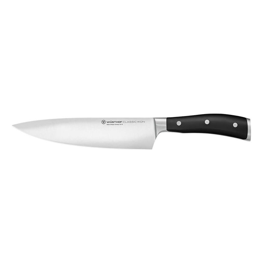 Wüsthof - Pavāra nazis CLASSIC IKON 20 cm melna