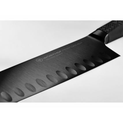 Wüsthof - Virtuves santoku nazis PERFORMER 17 cm, melns