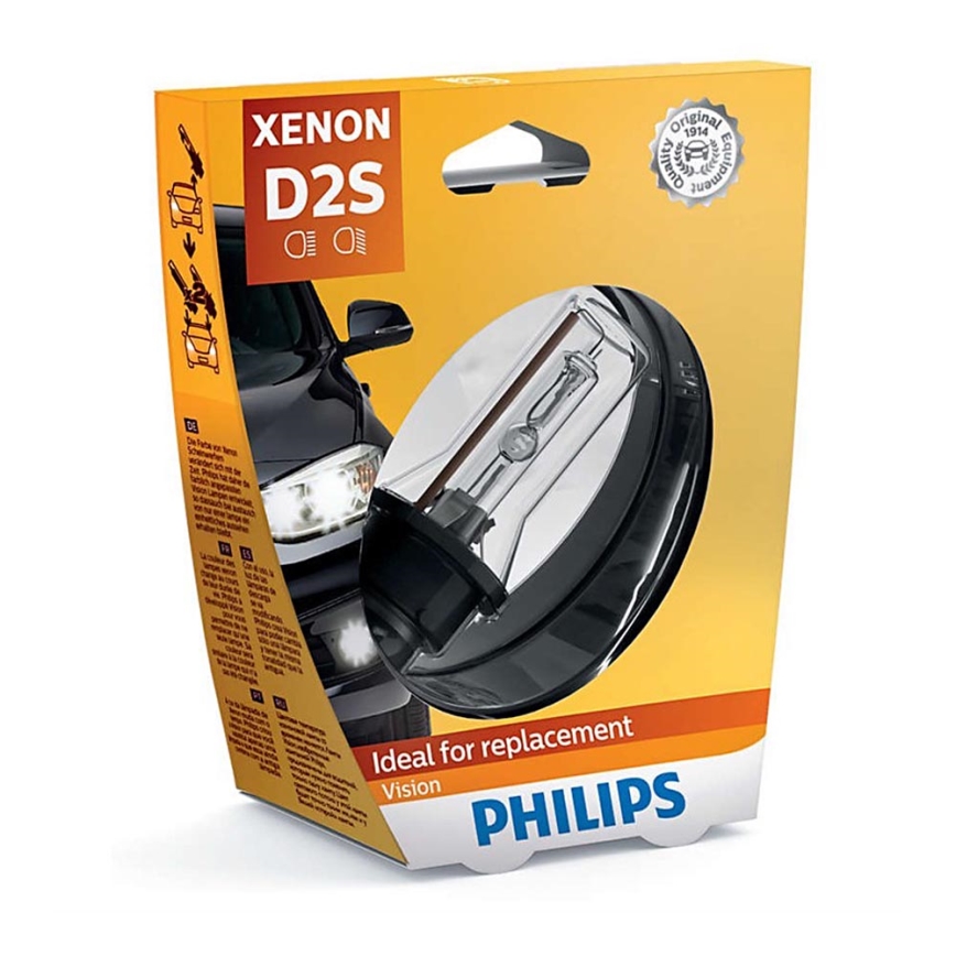 Xenon auto spuldze Philips XENON VISION 85122VIS1 D2S 35W/12V 4600K