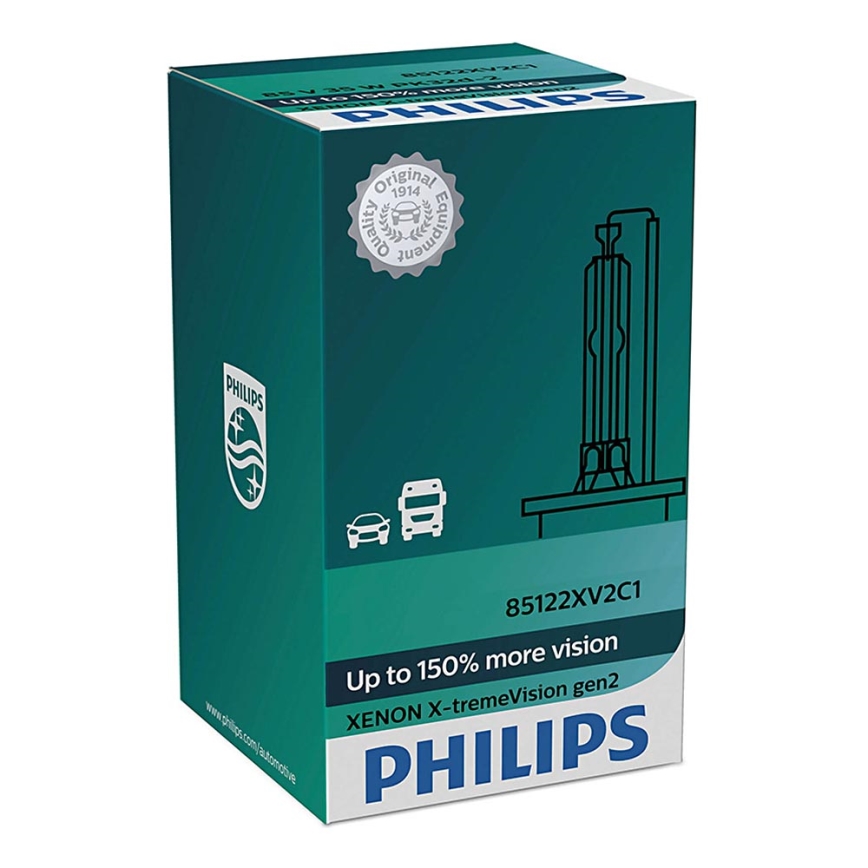 Xenon auto spuldze Philips XENON X-TREMEVISION 85415XV2C1 D1S PK32d-2/35W/85V 4800K