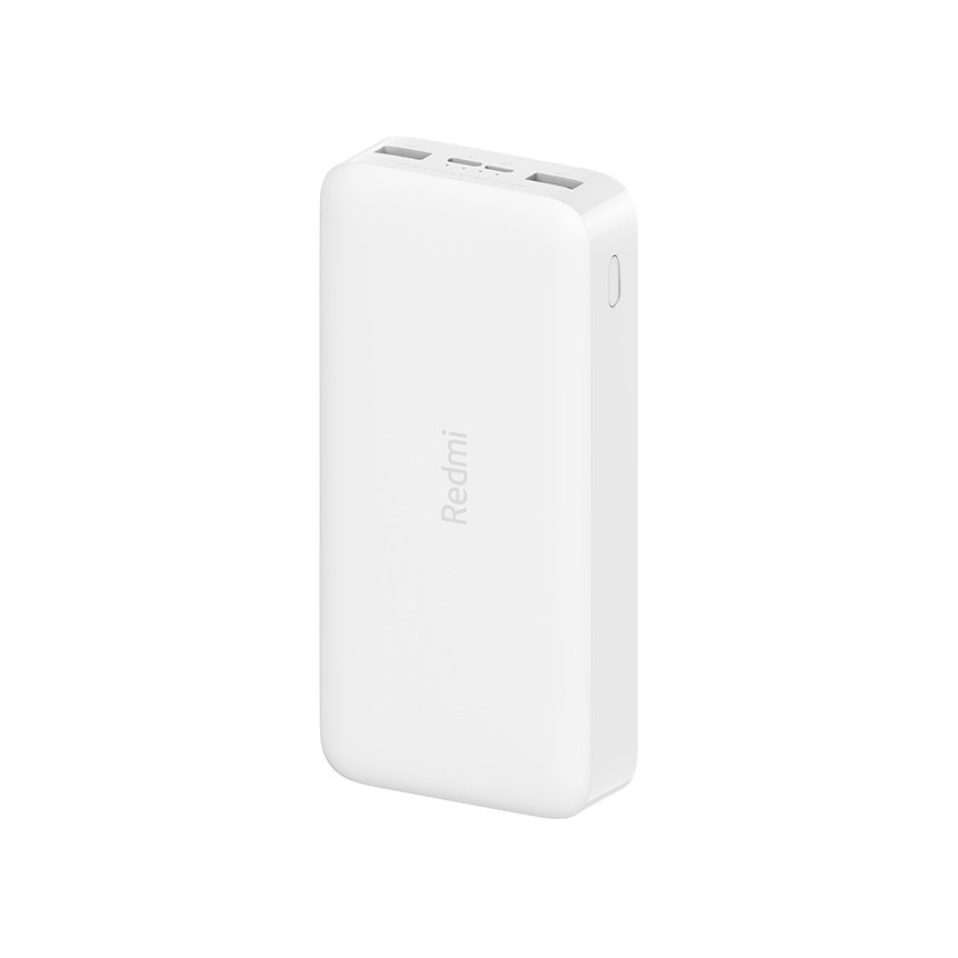 Xiaomi 20000 mAh Redmi 18W Ātrās uzlādes ārējais akumulators Balts