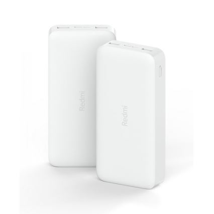 Xiaomi 20000 mAh Redmi 18W Ātrās uzlādes ārējais akumulators Balts