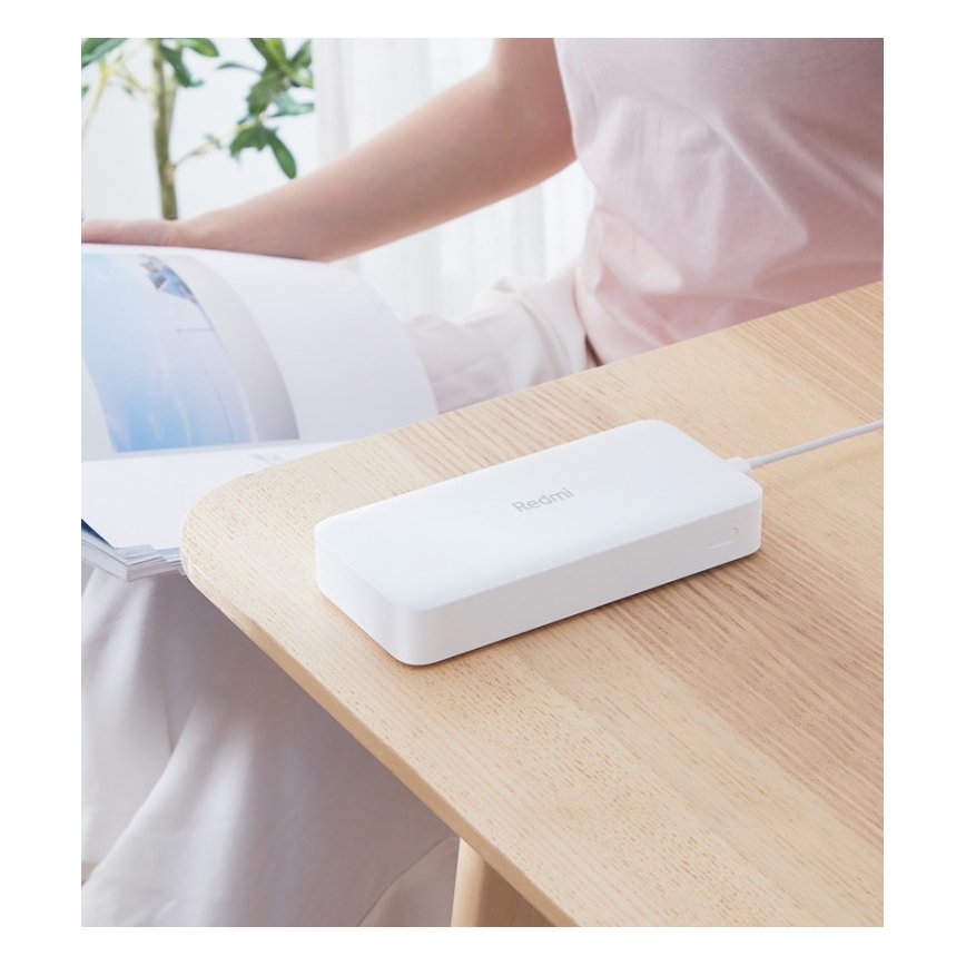 Xiaomi 20000 mAh Redmi 18W Ātrās uzlādes ārējais akumulators Balts