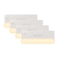 Xiaomi Yeelight - KOMPLEKTS 4x LED Mēbeļu apgaismojums ar sensoru LED/0,15W/5V 2700K