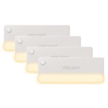 Xiaomi Yeelight - KOMPLEKTS 4x LED Mēbeļu apgaismojums ar sensoru LED/0,15W/5V 2700K