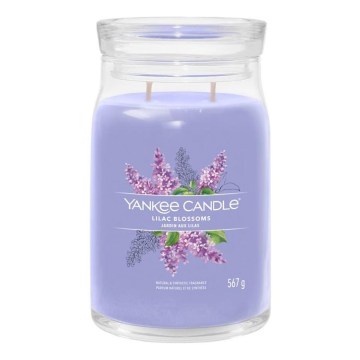 Yankee Candle - Aromātiskā svece LILAC BLOSSOMS liela 567g 60-90 stundas