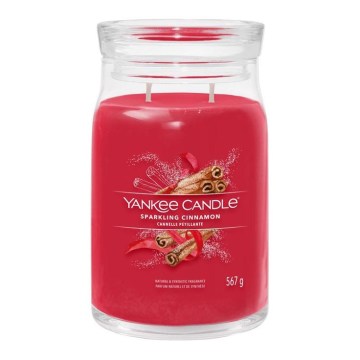 Yankee Candle - Aromātiskā svece SPARKLING CINNAMON liela 567 g 60-90 st.
