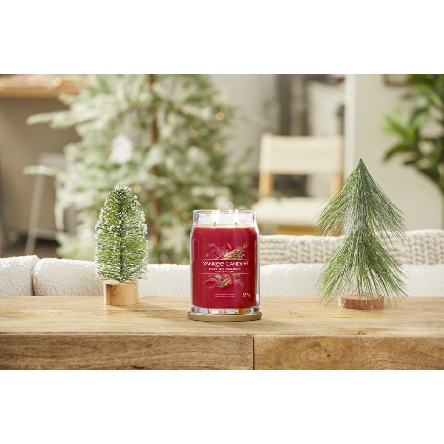 Yankee Candle - Aromātiskā svece SPARKLING CINNAMON liela 567 g 60-90 st.