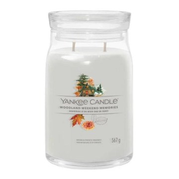 Yankee Candle - Aromātiskā svece WOODLAND WEEKEND MEMORIES liela 567g 60-90 st.