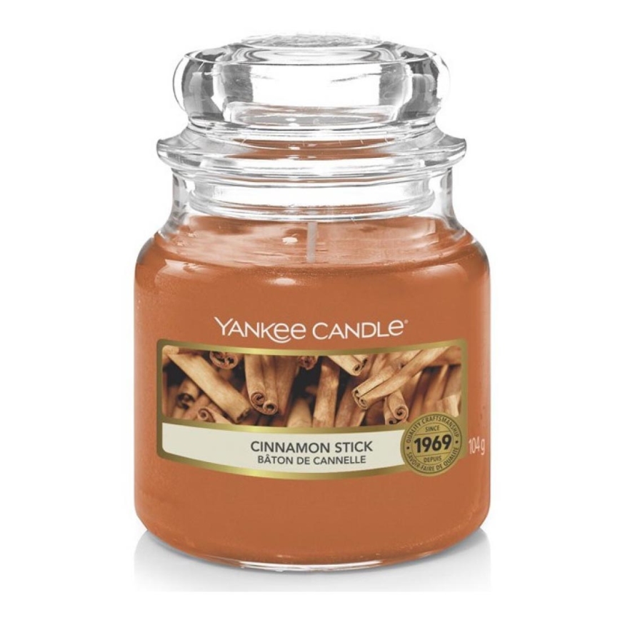 Yankee Candle - Aromatizēta svece CINNAMON STICK maza 104g 20-30 stundas