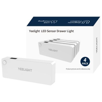 Yeelight - KOMPLEKTS 4x LED Mēbeļu apgaismojums ar sensoru LED/0,15W/5V 2700K