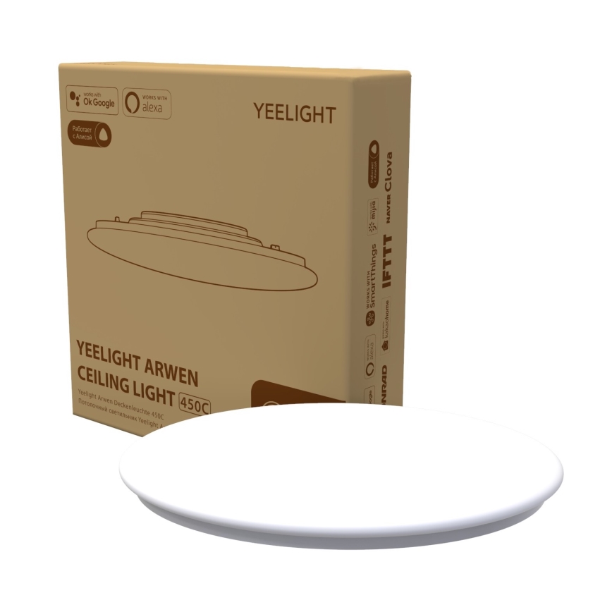 Yeelight - LED RGB Aptumšojama lampa ARWEN 450C LED/50W/230V IP50 CRI 90 + tālvadības pults Wi-Fi/BT