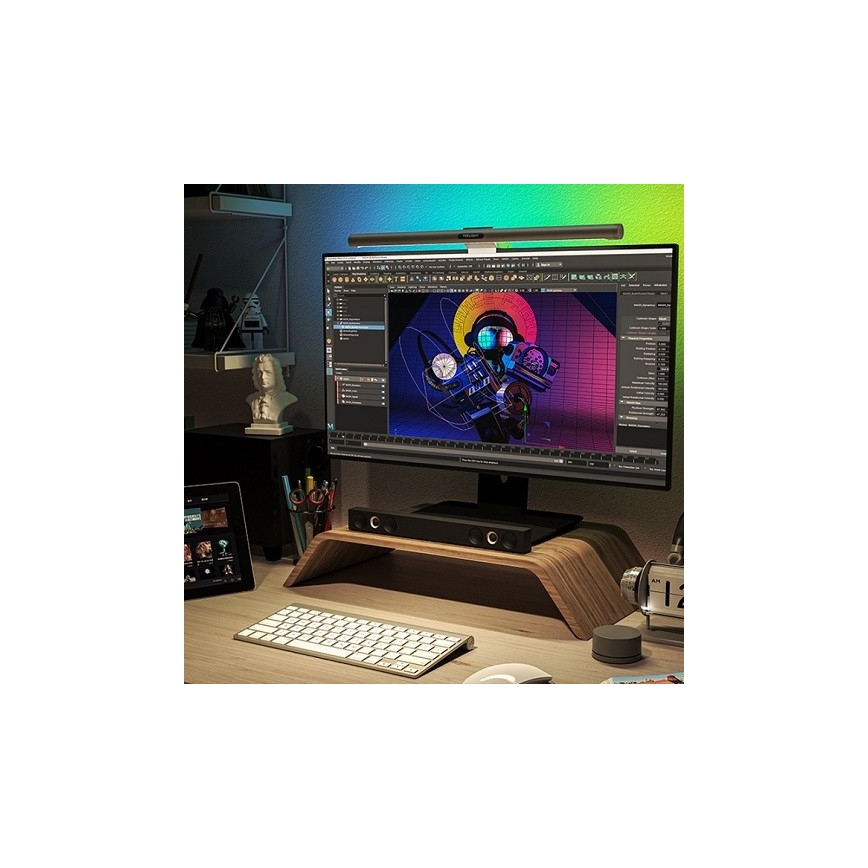 Yeelight - LED RGB Aptumšojams monitora apgaismojums LED/10W/230V IP50 CRI95