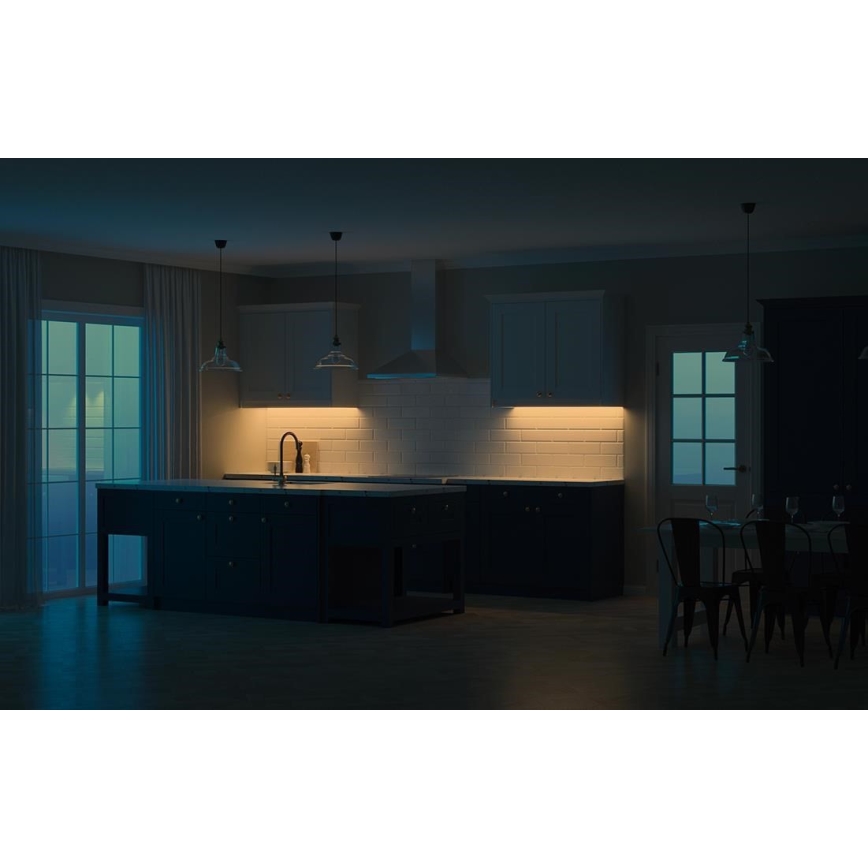Yeelight - LED Aptumšojams, uzlādējams mēbeļu apgaismojums ar sensoru LED/2,4W/2200 mAh 2700K 60 cm melna