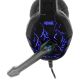 Yenkee - LED Spēļu austiņas ar mikrofonu melna/zila