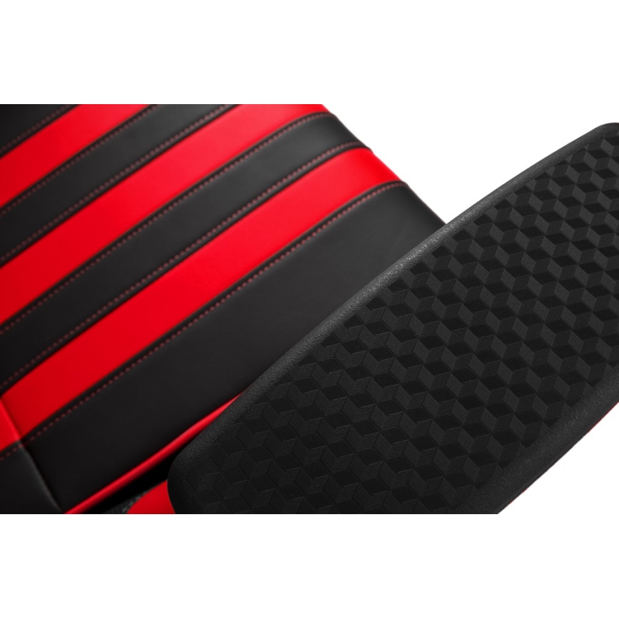 Yenkee - Spēļu krēsls melns/sarkans