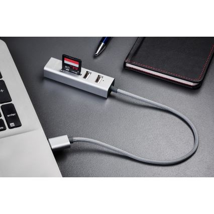 Yenkee - USB Sadalītājs 2.0 un karšu lasītājs