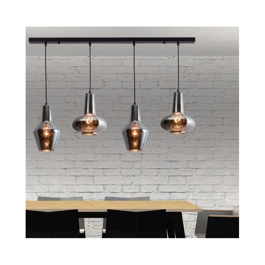 Zambelis 17151 - Lustra ar auklu 4xE27/40W/230V