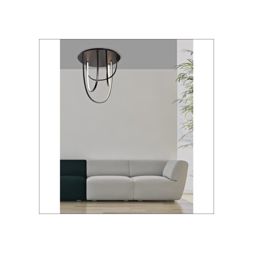 Zambelis 1951 - LED Aptumšojama virsapmetuma lustra LED/80W/230V, melna