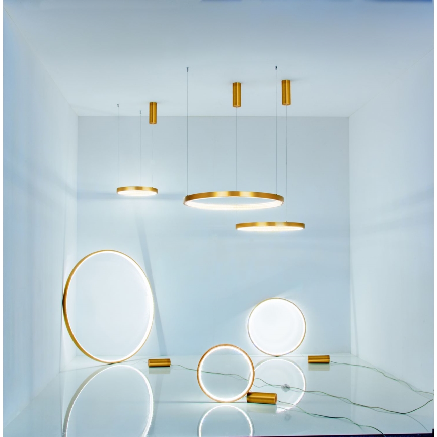 Zambelis 2005 - LED Aptumšojama lustra ar auklu LED/25W/230V zelta