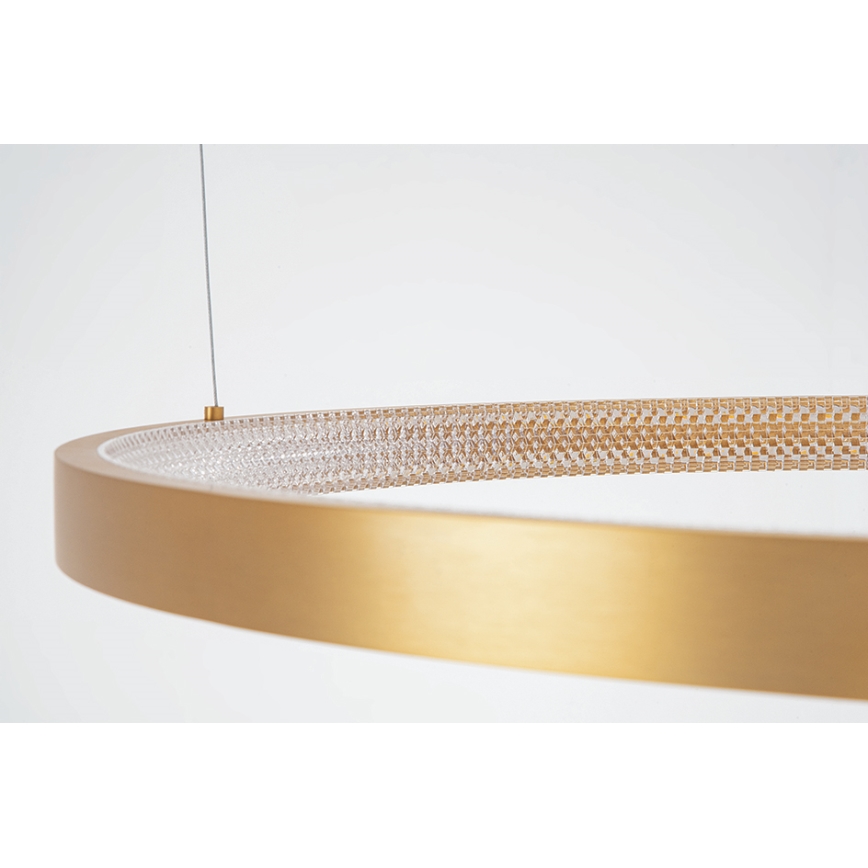 Zambelis 2005 - LED Aptumšojama lustra ar auklu LED/25W/230V zelta