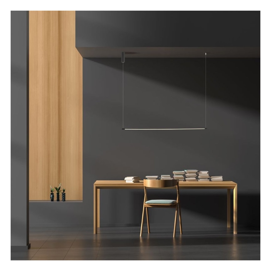 Zambelis 20119 - LED Lustra ar auklu LED/20W/230V melna