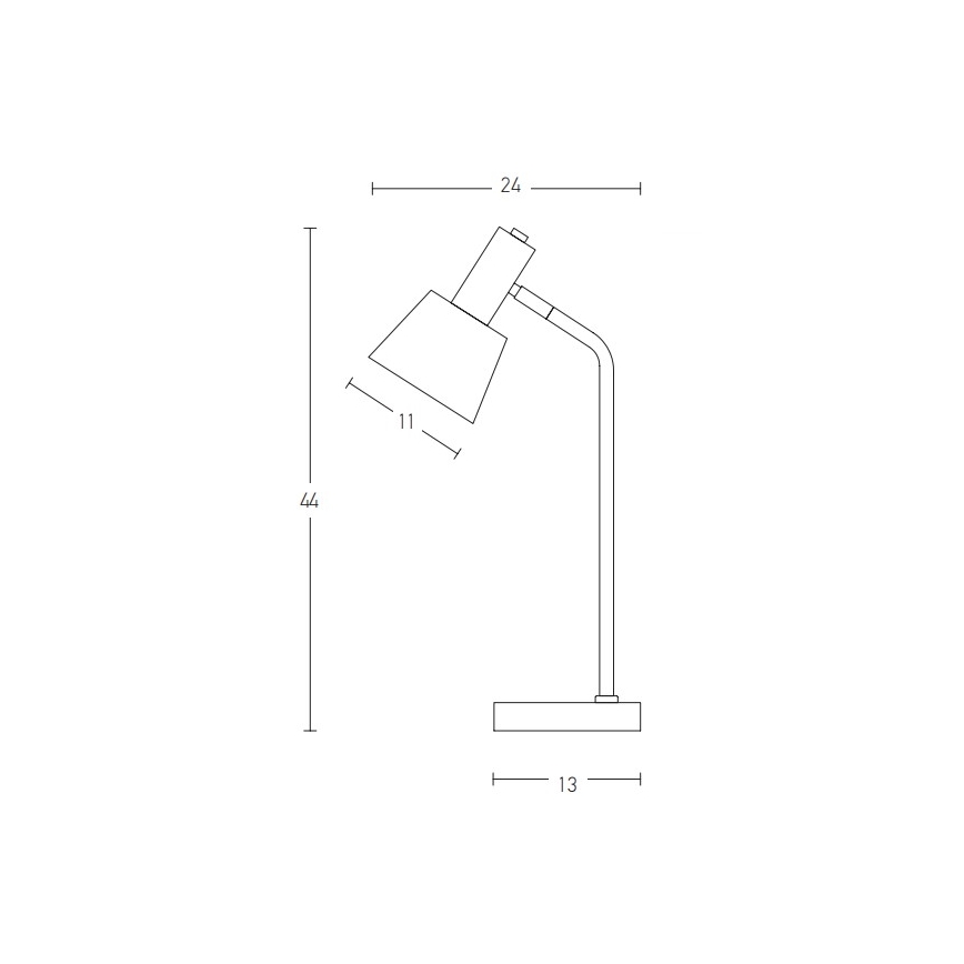 Zambelis 20220 - Galda lampa 1xE14/25W/230V pelēka
