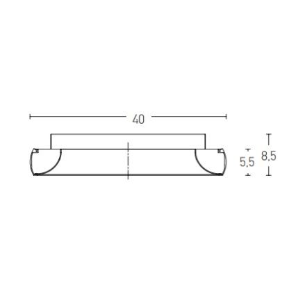 Zambelis 2042 - LED Aptumšojama griestu lampa LED/30W/230V d. 40 cm zelta