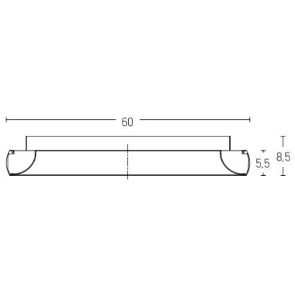 Zambelis 2048 - LED Aptumšojama griestu lampa LED/50W/230V d. 60 cm melna