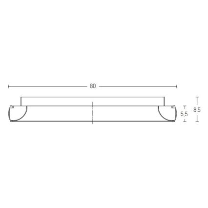 Zambelis 2056 - LED Aptumšojama griestu lampa LED/60W/230V d. 80 cm melna