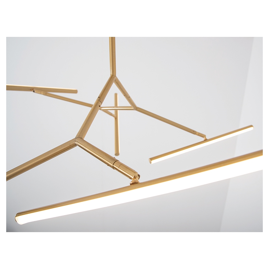 Zambelis 2071 - LED Aptumšojama lustra ar stieni LED/49W/230V zelta