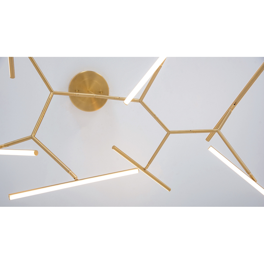 Zambelis 2073 - LED Aptumšojama lustra ar stieni LED/68W/230V zelta