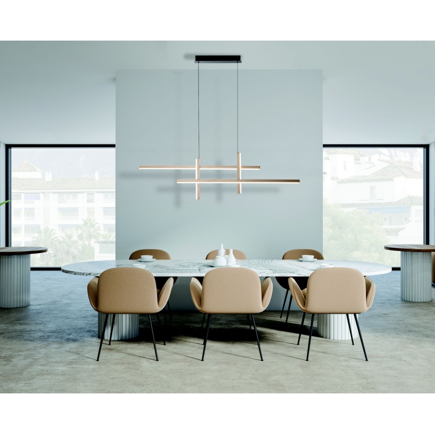 Zambelis 22022 - LED Aptumšojama lustra ar auklu LED/41W/230V zelta