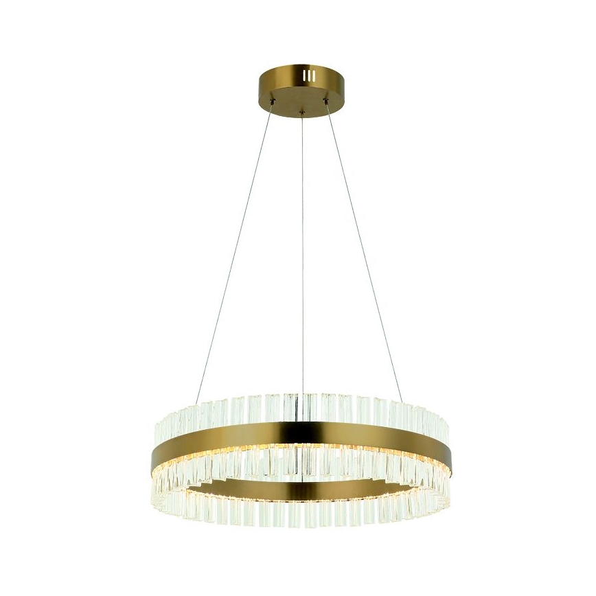 Zambelis 22039 - LED Aptumšojama lustra ar auklu LED/56W/230V zelta