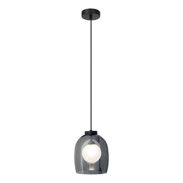 Zambelis 22051 - Piekaramā lampa uz kabeļa 1xG9/5W/230V Ø 18 cm melna