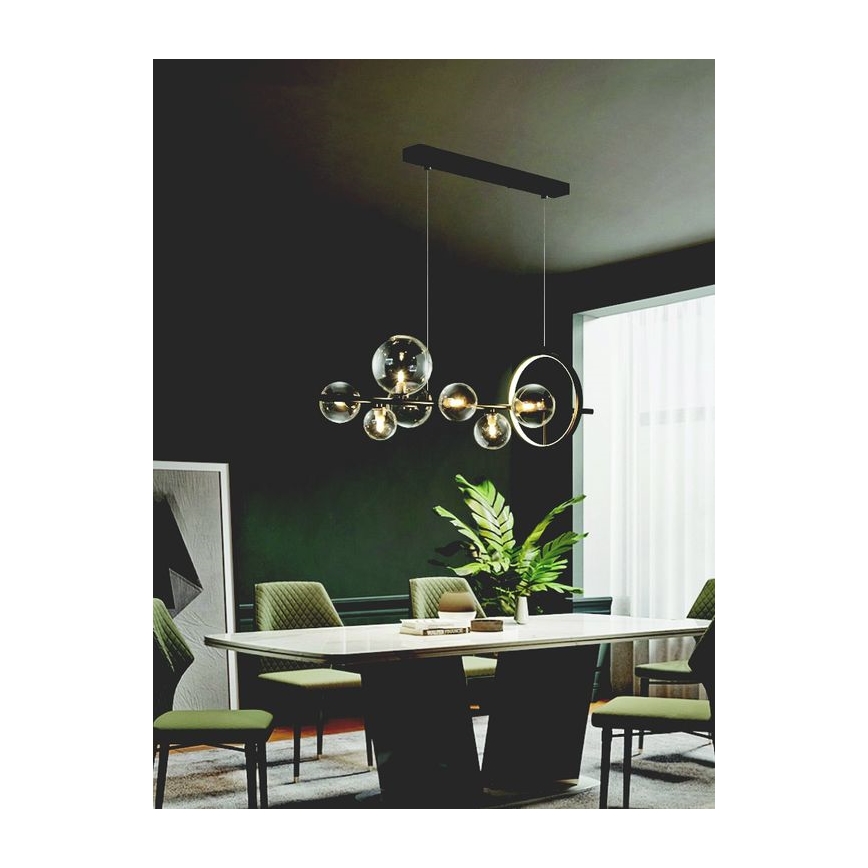 Zambelis 22063 - LED Aptumšojama lustra ar auklu LED/14W + 7xG9/7W/230V