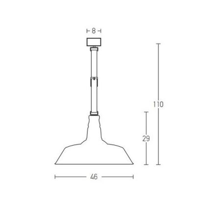 Zambelis 22225 - Lustra ar auklu 1xE27/40W/230V